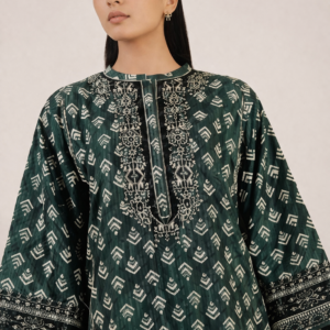 1 piece embroidered khaddar sairt